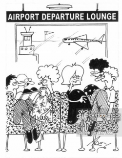 Airport Lounges Cartoons and Comics - funny pictures from CartoonStock