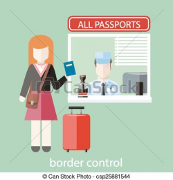 Airport Clipart Passport Control