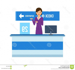 Best 15 Airport Clipart Receptionist Image