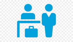 Hotel Airport check-in Computer Icons Receptionist - guest clipart ...