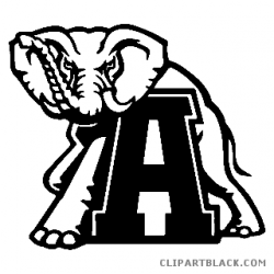Alabama Elephant Clipart - ClipartBlack.com