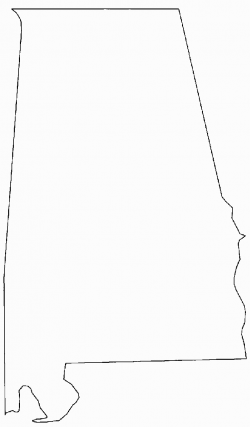alabama state map outline – bnhspine.com