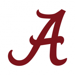 Alabama Crimson Tide Logo graphics design SVG by vectordesign on