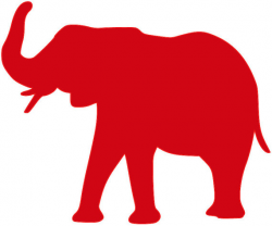 Elephant SVG Cut File Roll Tide Alabama