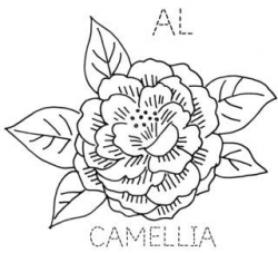 ALABAMA -- Camellia | Flower quilts, Camellia and Alabama