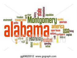 Stock Illustrations - Alabama word cloud. Stock Clipart gg69620012 ...