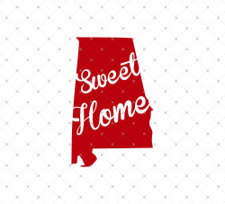 SVG Cut Files for Cricut and Silhouette - Sweet Home Alabama Files ...
