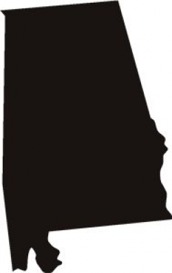 Alabama State Silhouette at GetDrawings.com | Free for personal use ...