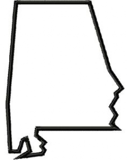 Digitized State of Alabama | Clipart Panda - Free Clipart Images