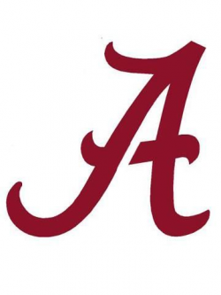 University of Alabama stencil logo - Reusalble Pattern - 10 Mil ...