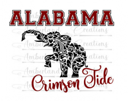 Alabama elephant svg | Etsy