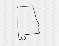 Alabama outline | Etsy