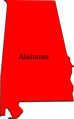 Alabama Outline Clip Art at Clker.com - vector clip art online ...