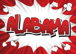 Alabama Comic Book Style stock vectors - Clipart.me