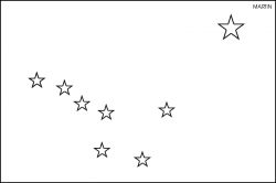 United States Clip Art by Phillip Martin, State Flag of Alaska