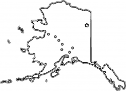 Alaska Map Coloring Page - Coloring Home