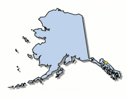 Alaska State Map Clipart