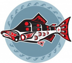 72 best Salmon images on Pinterest | Aboriginal art, Native american ...