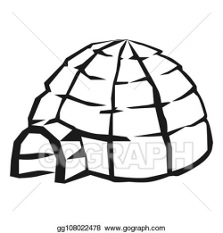 Clipart - Alaska igloo icon, simple style. Stock ...
