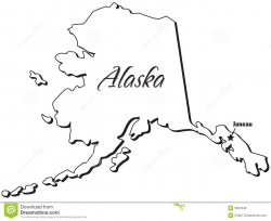 28+ Collection of Alaska Map Drawing | High quality, free cliparts ...