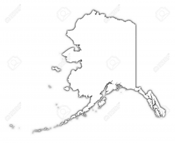 Alaska Map Silhouette at GetDrawings.com | Free for personal use ...