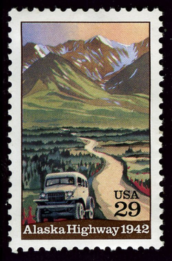 alaska stamps | Highways and Bridges Commemorated on U. S. Postage ...