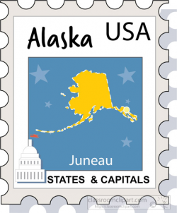 Clipart - us-state-alaska-stamp-clipart-02 - Classroom Clipart