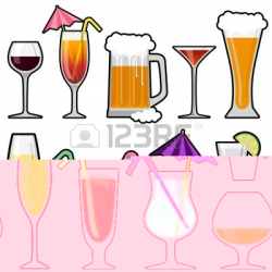 Alcoholic Drinks Clipart