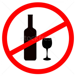 Sign stop alcohol vector illustration © Oleg Tirunov (smeagorl ...