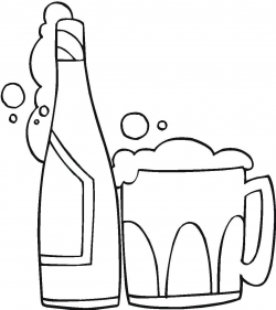 Best HD Alcohol Clipart Black And White Cdr - Vector Art Library