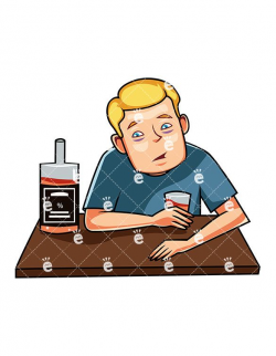 A Man Drinking Alcohol - FriendlyStock.com | Illustrations, Drawings ...