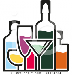 Alcohol Clipart #1184734 - Illustration by Vector Tradition SM