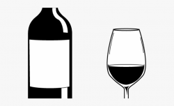 Boose Clipart Wine Glass Outline - Alcohol Black And White ...