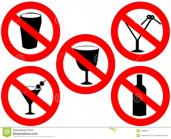 28+ Collection of No Alcohol Sign Clipart | High quality, free ...