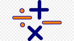 Mathematics Multiplication Algebra Clip art - Cartoon Math Symbols ...