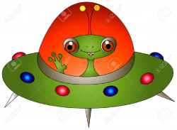 28+ Collection of Cute Alien Spaceship Clipart | High quality, free ...
