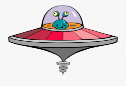 Spaceship Clipart No Background - Cartoon Aliens In ...