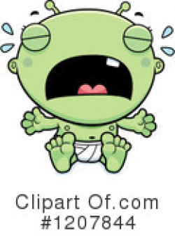 Alien Baby Clipart #1207947 - Illustration by Cory Thoman