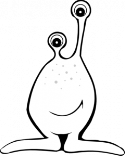 Black And White Alien Clip Art at Clker.com - vector clip art online ...