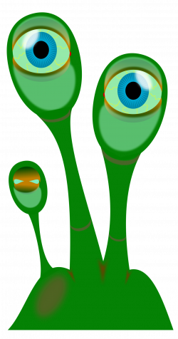 Clipart - Extraterrestrial Eye Plant