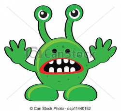 Angry Alien Clipart