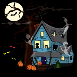 Free Haunted House Clipart Image 0515-0909-2115-3431 | Halloween Clipart