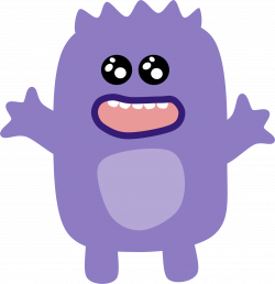 Clipart - Purple Monster