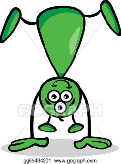 Vector Art - Alien or martian cartoon illustration. EPS clipart ...