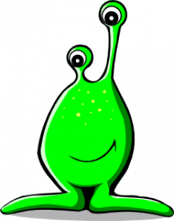 Green Comic Alien Clip Art at Clker.com - vector clip art online ...