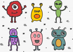 Cartoon Aliens Group (57+)