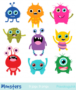 Little monsters clipart, Birthday party monsters, Monsters ...