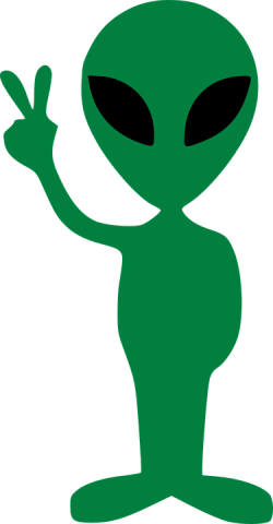 Free Image on Pixabay - Alien, Gesture Peace, Victory | Aliens ...
