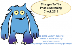 Changes to The Phonic Screening Check 2015 |