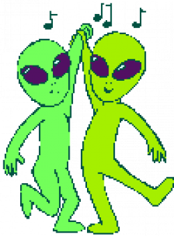 Free Alien Animations - Dancing Aliens